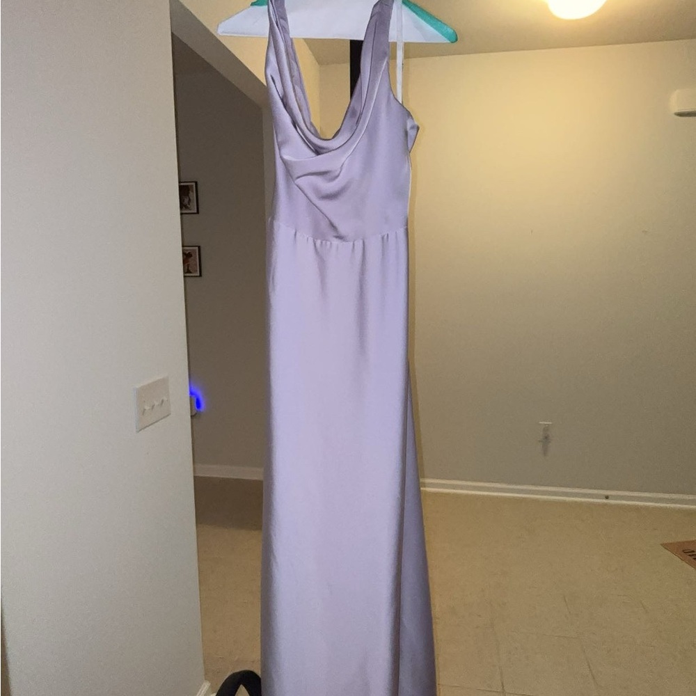 Elegant Lavender Evening Gown